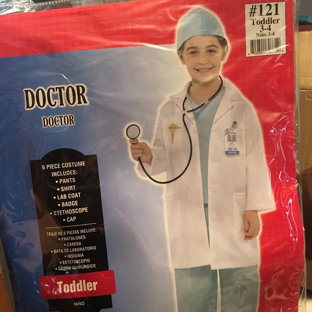 Toddler doctor costume